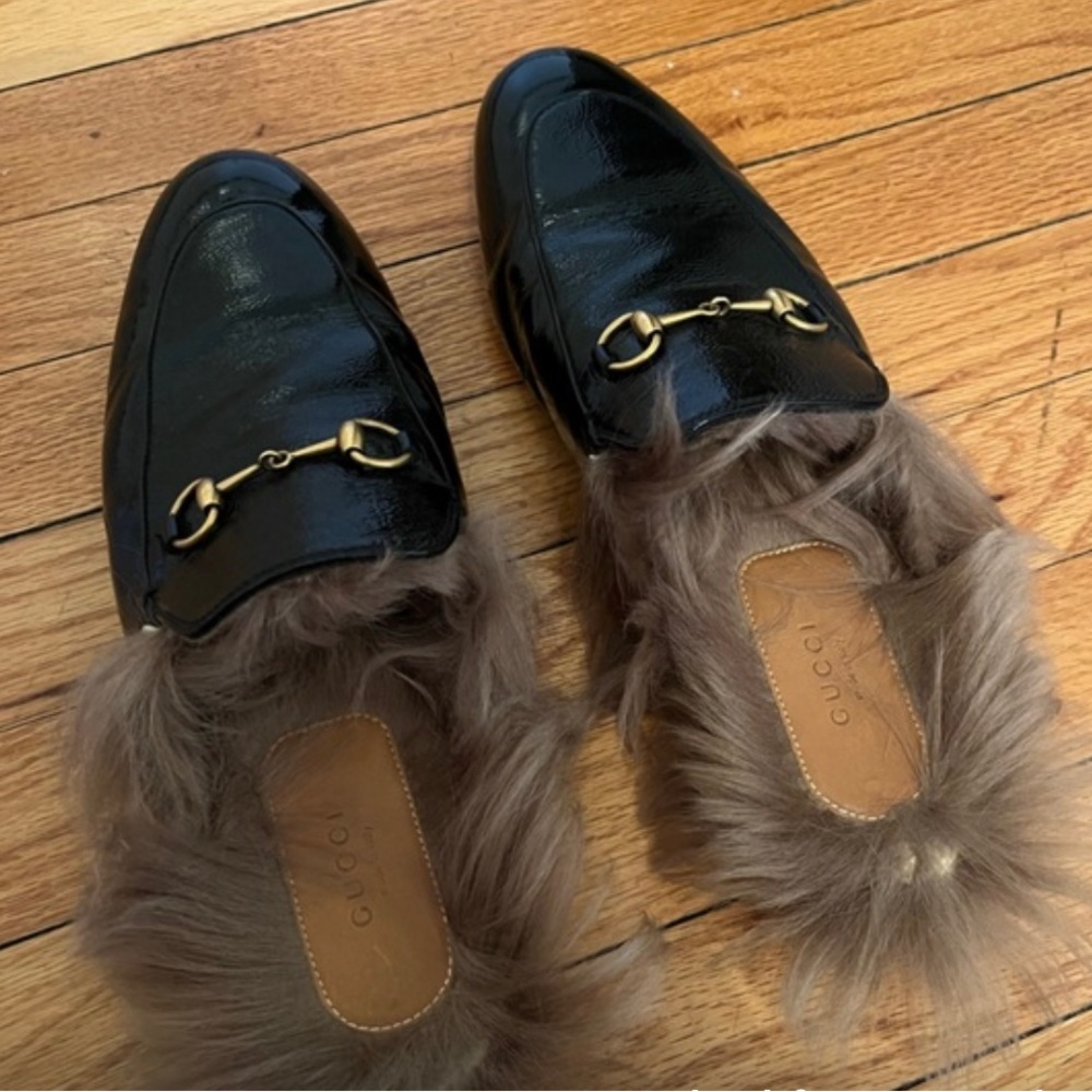 100% Authentic Gucci Princetown Loafers - Picture 2 of 6